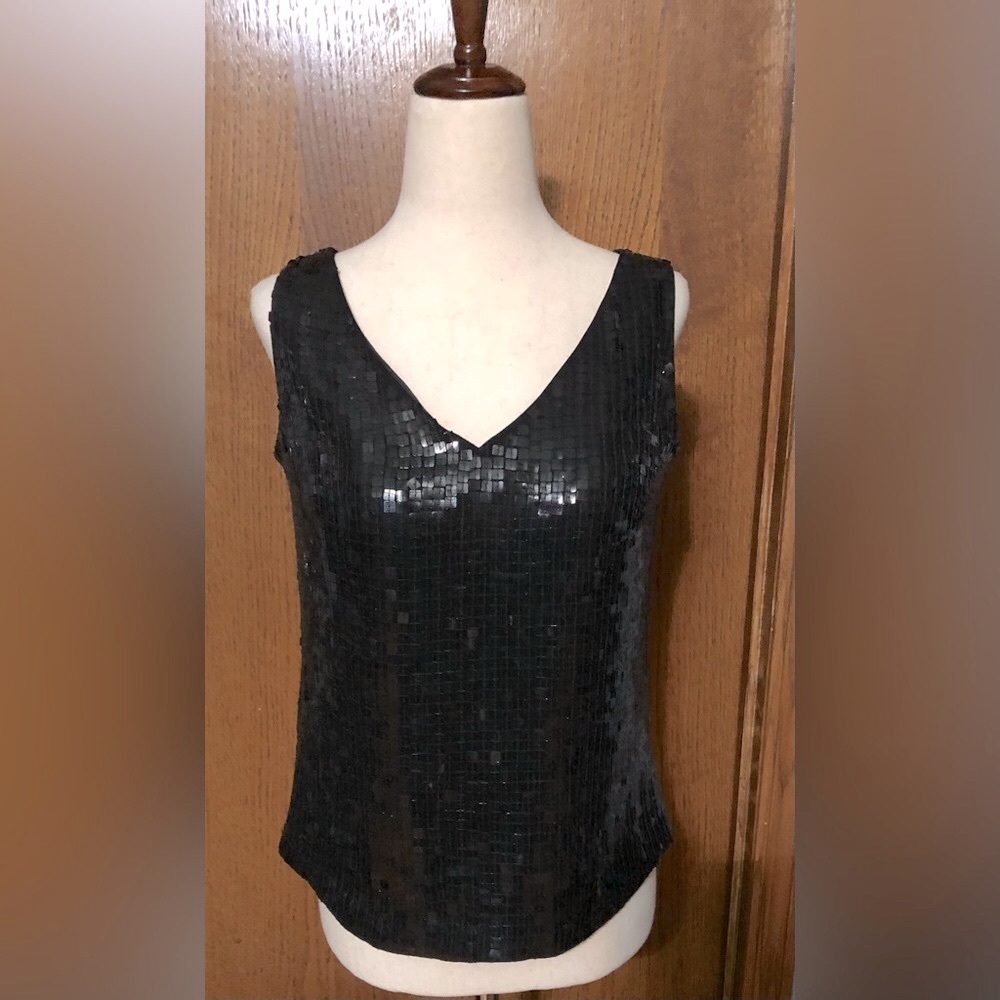 Pailette Sequin Tank Top